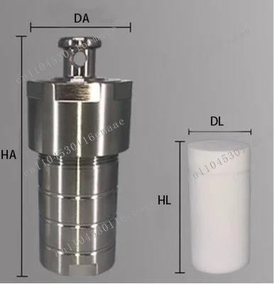 50ml standard SS304 high-pressure reactor, lined with liner