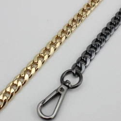 60-120cm (DIY 60cm-140cm) Gold, Silver, Gun Black, Bronze 9mm Metal Replacement Chain Shoulder Bags Straps for Handbags Handles