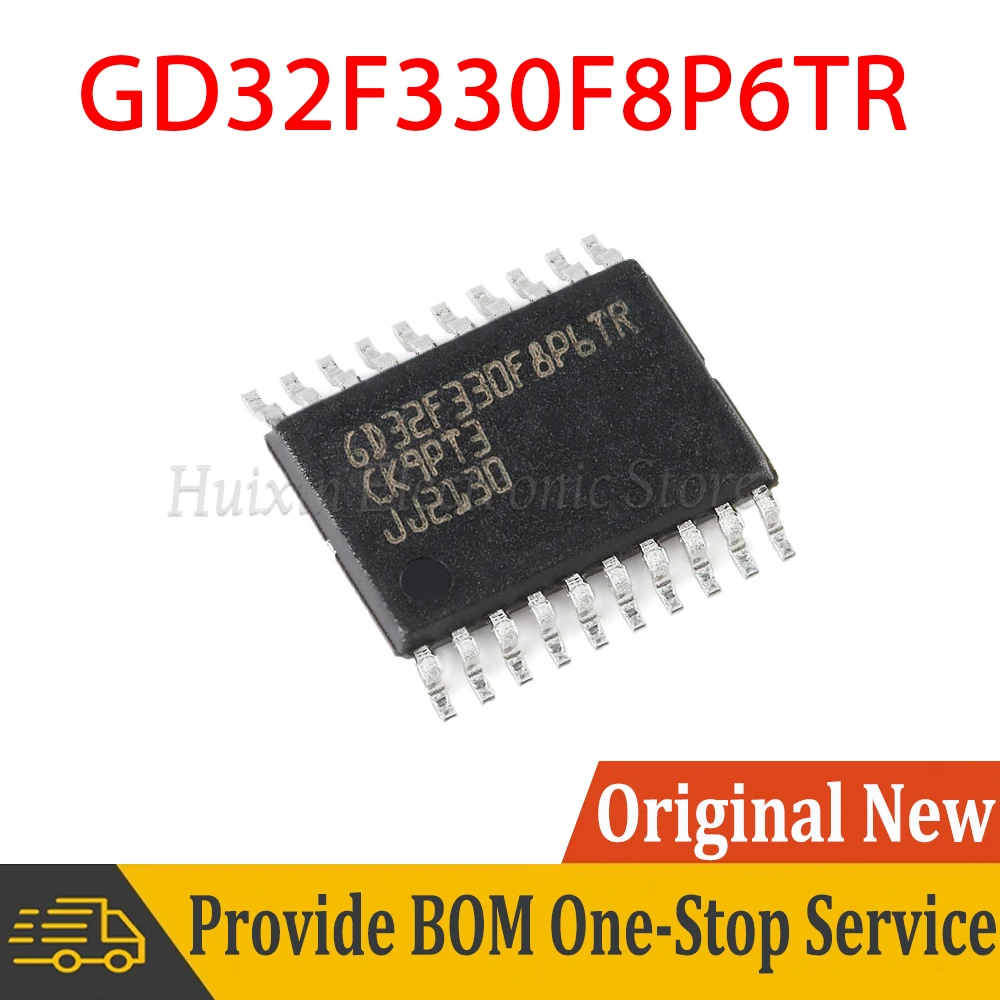 

GD32F330F8P6TR 32F330F8P6TR TSSOP-20 SMD New and Original IC Chipset