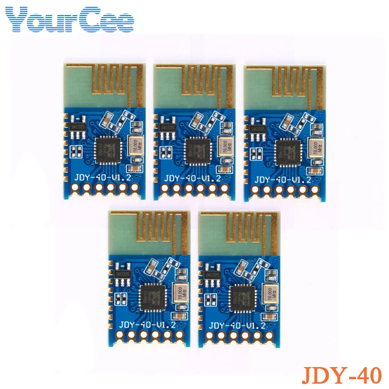 5pcs/1pc JDY-40 2.4G Wireless Serial Port Transmission Transceiver Remote Communication Module IO TTL Diy Electronic For Arduino