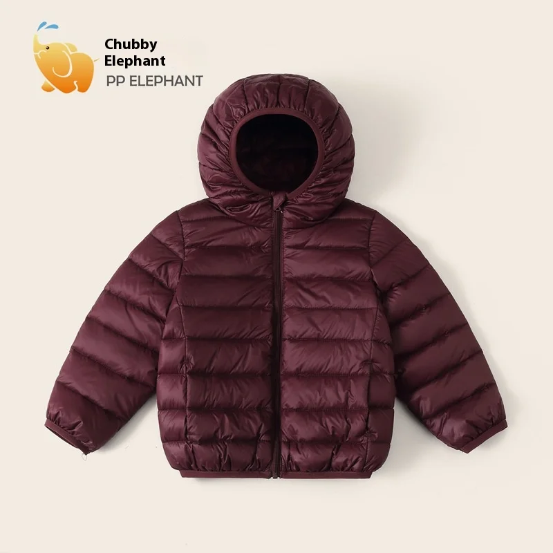 Winterkleidung für Jungen und Mädchen, leichte Daunenjacke, mittelgroßer, verdickter warmer Kindermantel mit Kapuze – Detail 38