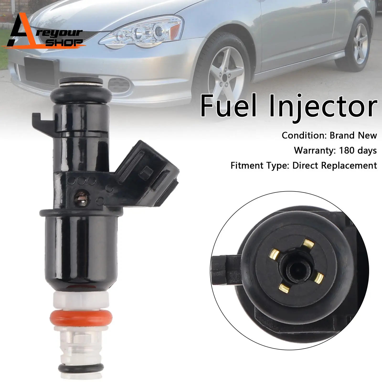 

Топливная форсунка 16450-PRB-A01, 1 шт., подходит для Acura RSX TYPE-S 2.0L 2002 2003 2004 842-12290