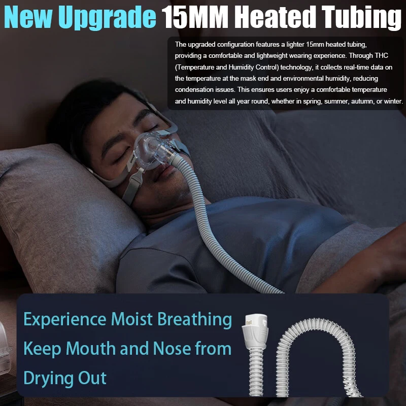 Yuwell Vervangende CPAP Verwarmingsbuis Verwarmde Luchtslang voor Yuwell YH680D CPAP Machine Climateline Luchtslang