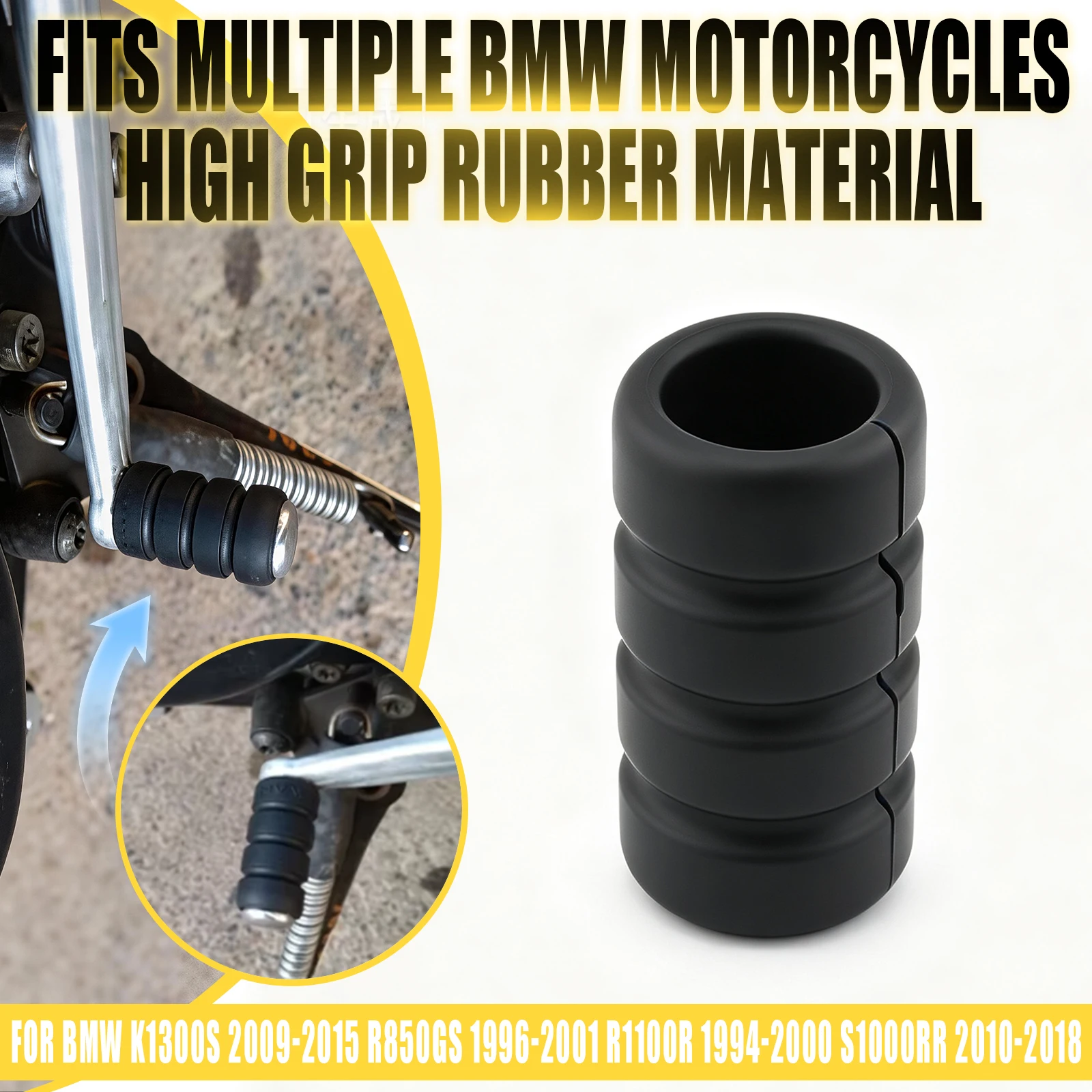 Motorcycle Gear Shift Lever Rubber Sleeve Toe Peg Cover For BMW F800R F800GT G310R K1300GT S1000XR S1000RR R1250GS