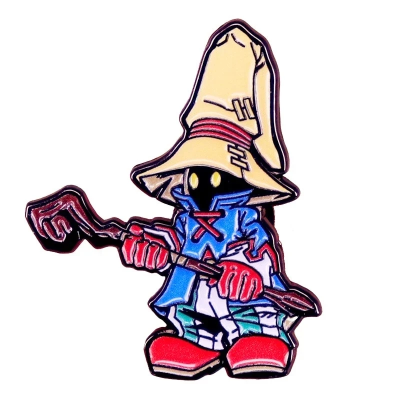 Pin de solapa esmaltado de Anime Final Fantasys, productos periféricos, insignia de colección, joyería adorna mochila, broches de cuello de sombrero