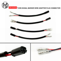 Turn Signal Wire Adapters Indicator Cable Plug Connector For SUZUKI V-Strom 650/1000/1050 Bandit 1250 GSF DRZ400/S/SM DR200S