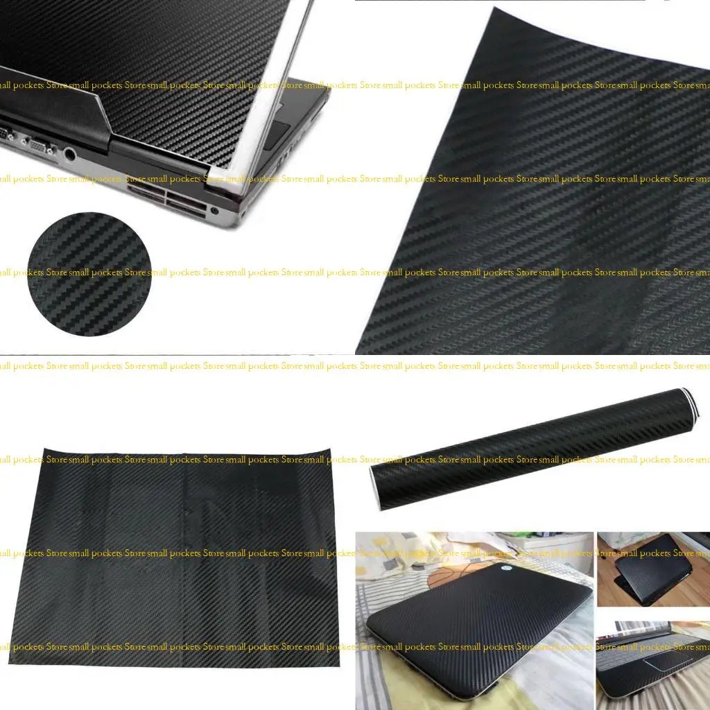 

R1WD Black Matte Car Vinyl Sticker Carbon Fiber Film Auto Wrapping Foil Laptop