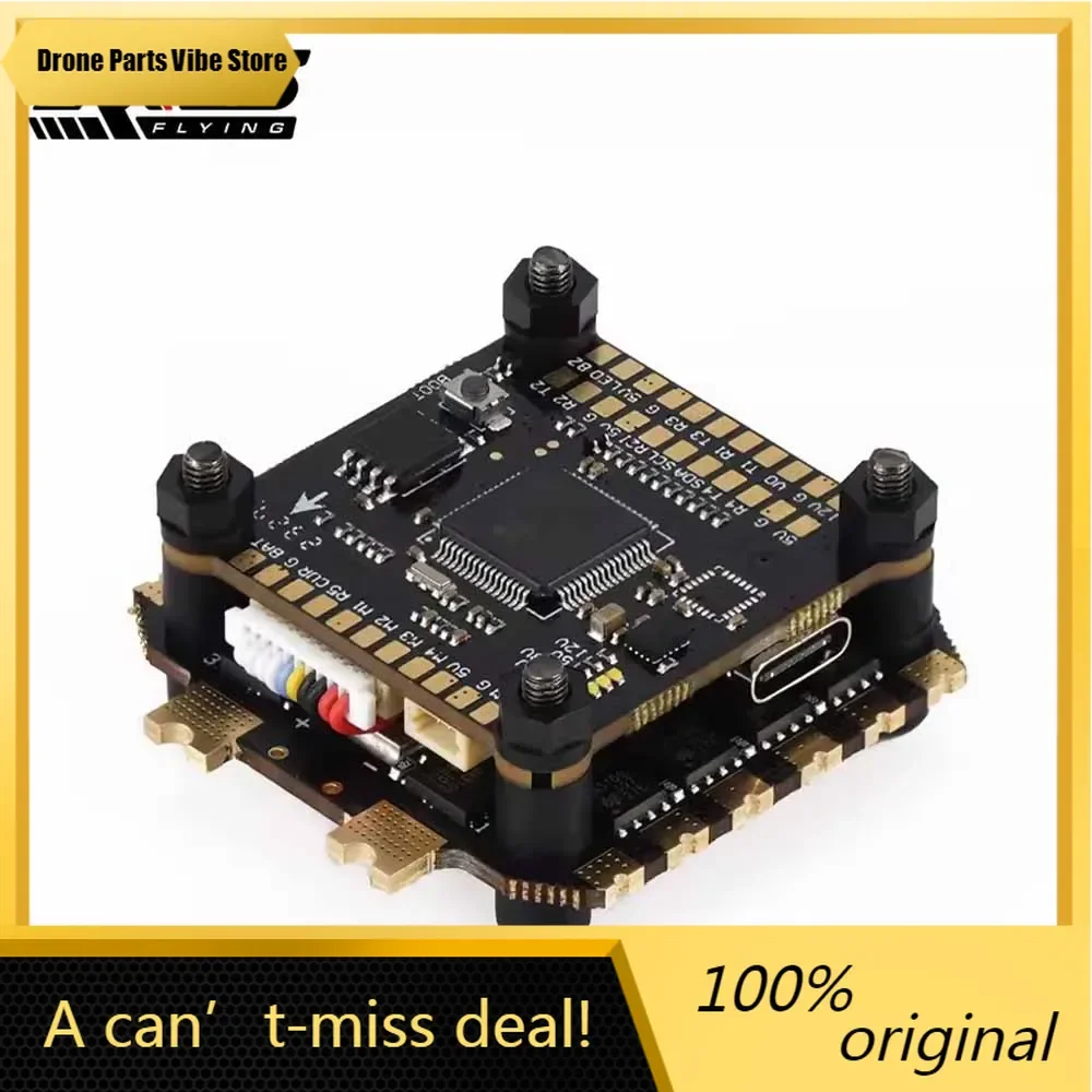 

FyAxisFlying Argus ECO STACK F405 Flight Controller BLHELI_S 55A/60A 4in1 ESC 4-6S LIPO 30X30mm for FPV Freestyle Drone DIY Part