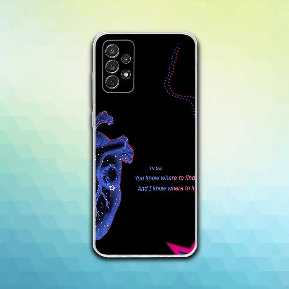 Casing Ponsel Album TV Girl untuk Samsung S30,23,21,22,20, FE Lite,S10,9,8,7 PIus Note20ultra Transparan Lembut