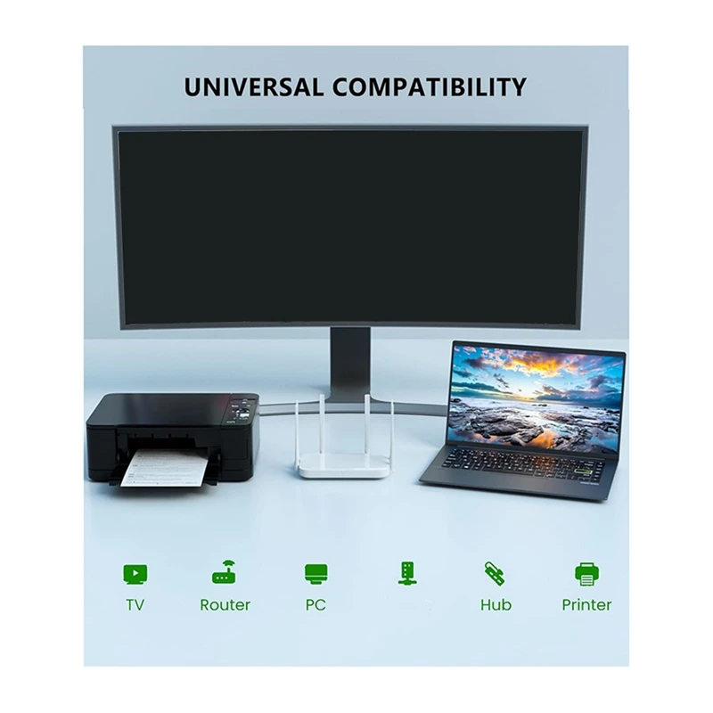 محول فاصل إيثرنت بلاستيكي ، خرج 1 في 2 ، سرعة عالية ، Mbps ، RJ45 ، Cat5 ، 5E ، 6 ، 7 ، 8 ، أجهزة توجيه الكابلات وأكثر من ذلك