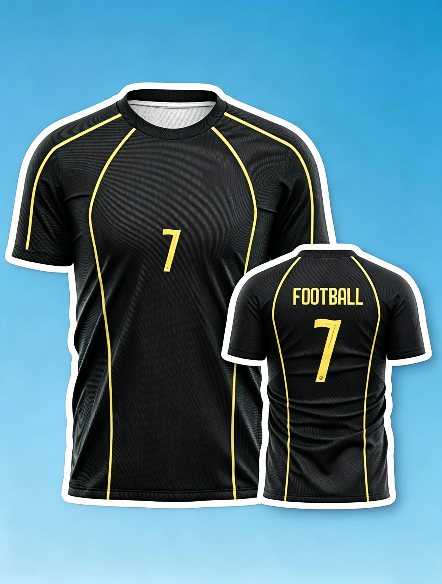 Classic Fan Edition T-Shirt with Trendy Print - Unisex Sporty Short Sleeve Sweatshirt