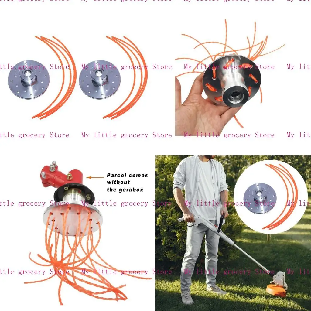 D5BD 16 String Aluminum Weeding Whacker Head for 0.080-0.120 Inch Line Gardening Tool