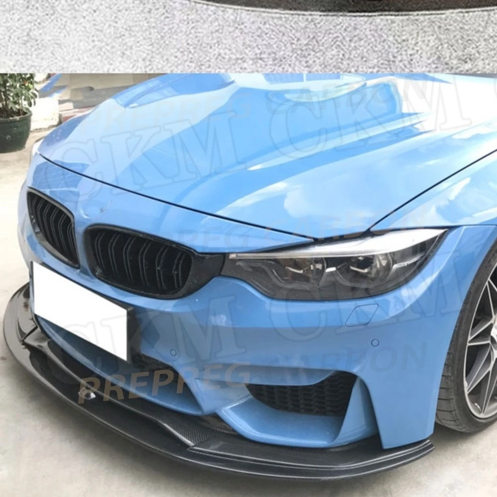 

Dry Carbon Fiber Front Lip Spoiler FRP Bumper Shovel For BMW 3 Series F80 M3 4 Series F82 F83 M4 2014-2018