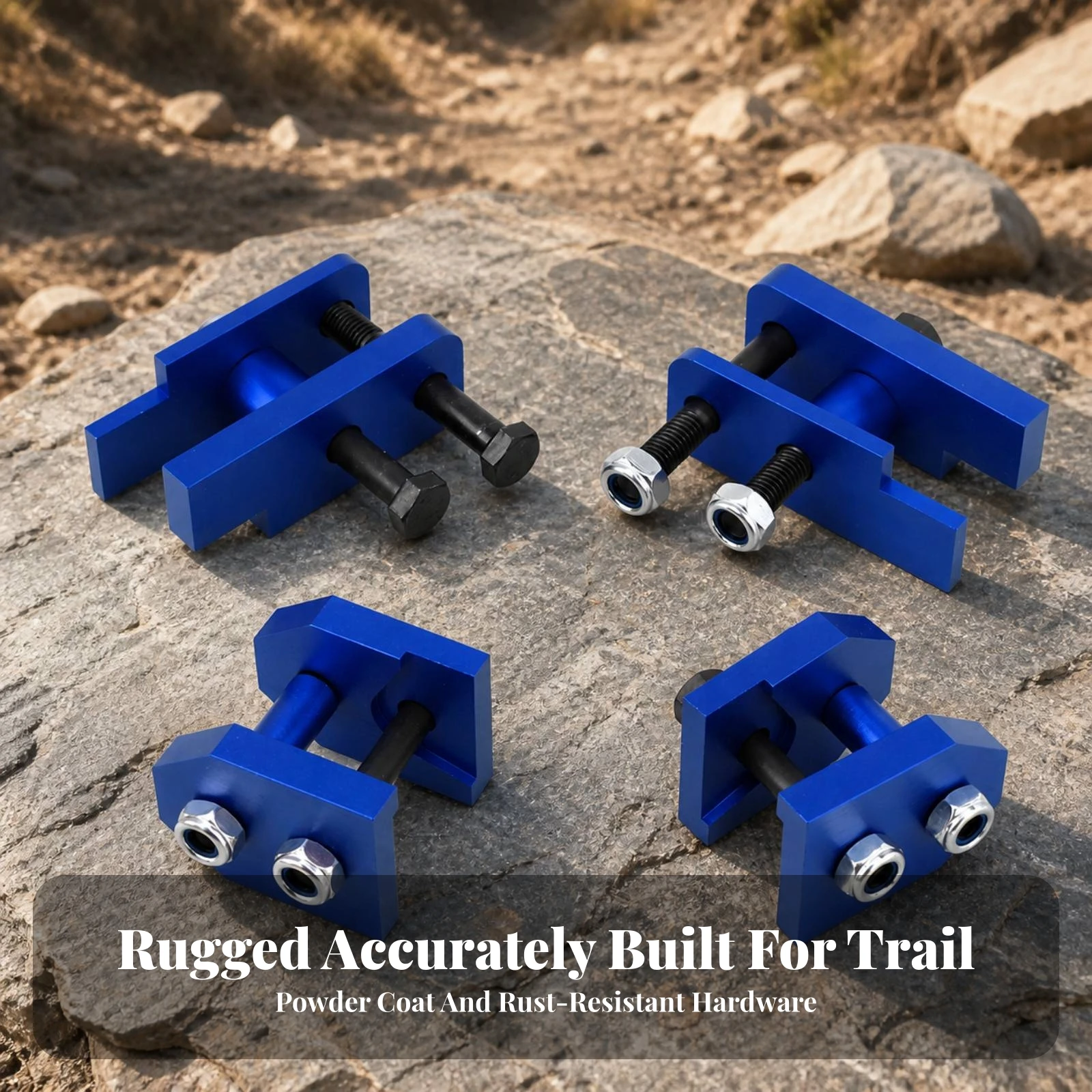 2 Inch Lift Kit Bolt-on Chassis Lift Kit Hardware Trail High-Strength for Trail Riding