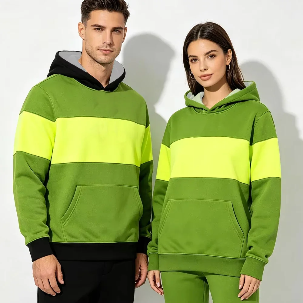 Undertale Deltarune Family Matching Hoodie Green Yellow Stripe Hooded Pullover Parentchild Sweatshirt Men Women Kids