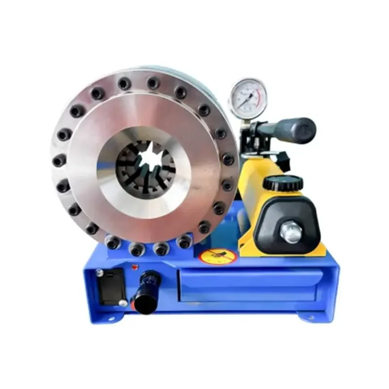 Portable Manual Hydraulic Pipe Press with 7 Molds, Household High Pressure Pipeline Processing Tool