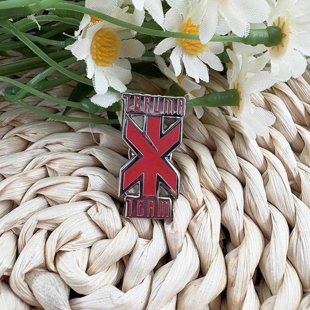 Punk 2077 Trauma-Team Logo Enamel Brooch Game Peripheral Metal Lapel Pin Fashion Accessory Emergency Medical Rescue Fans Gift So - Image 5
