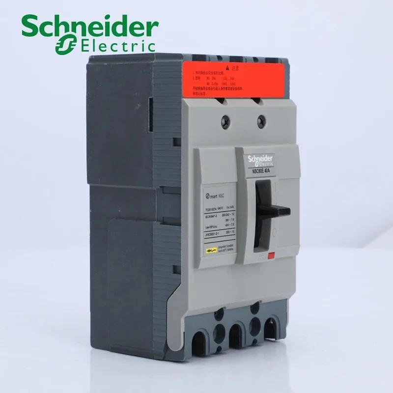 Schneider Electric Molded-Case Circuit Breakers Switch MCCB NSC60E 3P 4P 15A 20A 25A 30A 40A 50A 60A