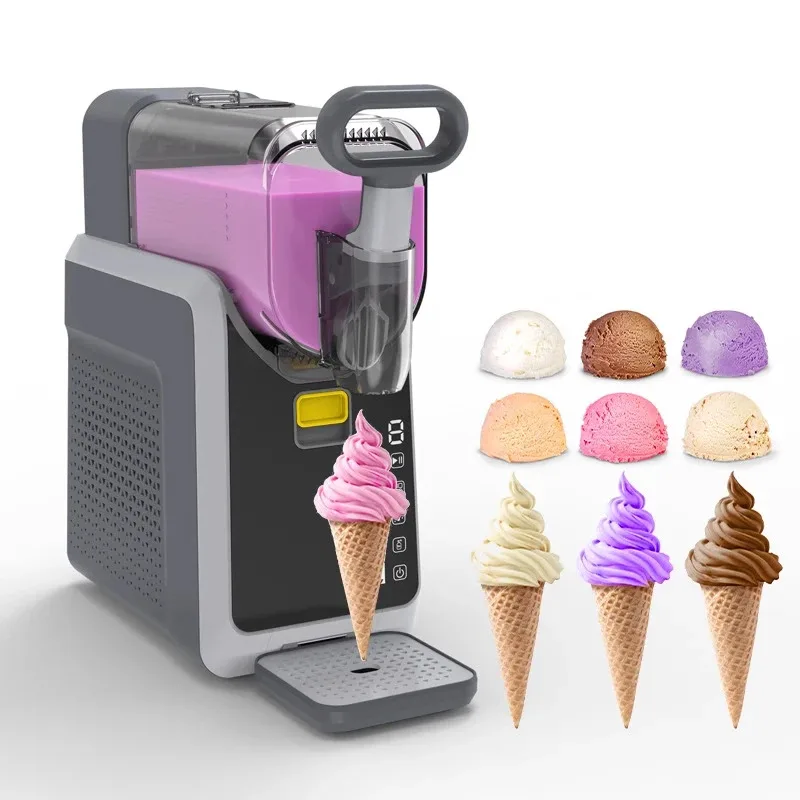 Snow Melting Small Cold Drink Slush Automatic Cleaning Smoothie Beverage Milkshake Shaved Ice hine