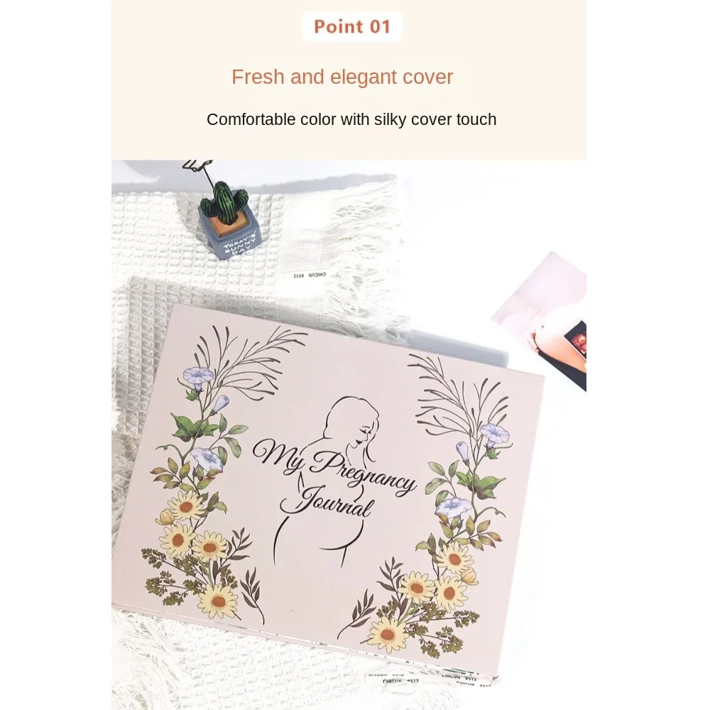 A4 Pregnancy Journey Memory Books Perfect Planner Photo Collection Pregnancy Examination Records Keepsake Books Notepad