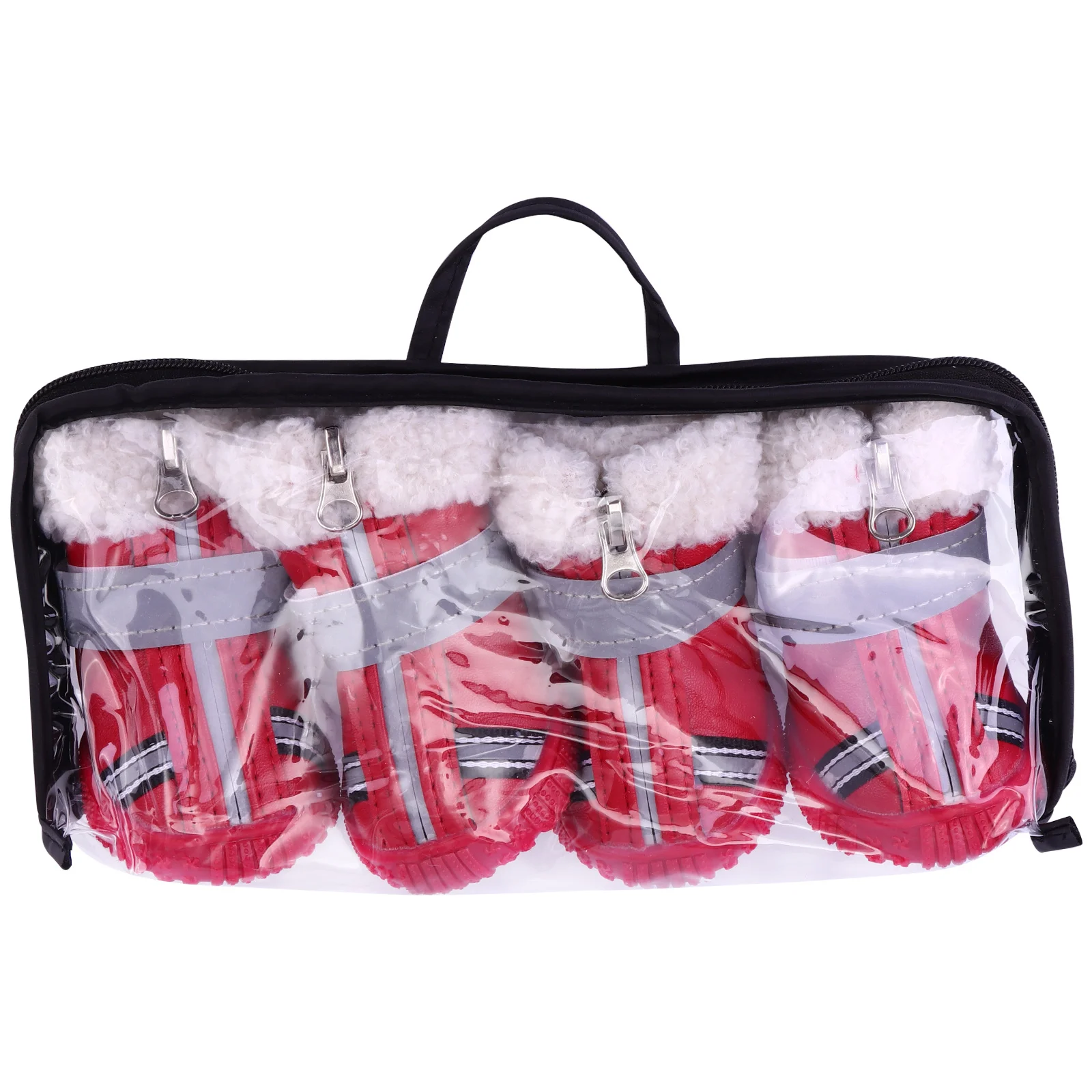 

4Pcs Dog Snow Boots Winter Pet Shoes Anti Skid Paw Protector Durable Walking Shoes Dog Boots Pet Snowshoes Paw Protectors