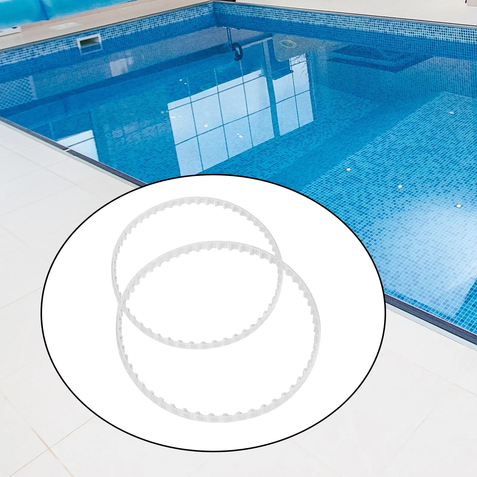 Replacement Pool Cleaner Belts for 360 380 Models White PU Belts Repair Maintenance Kit