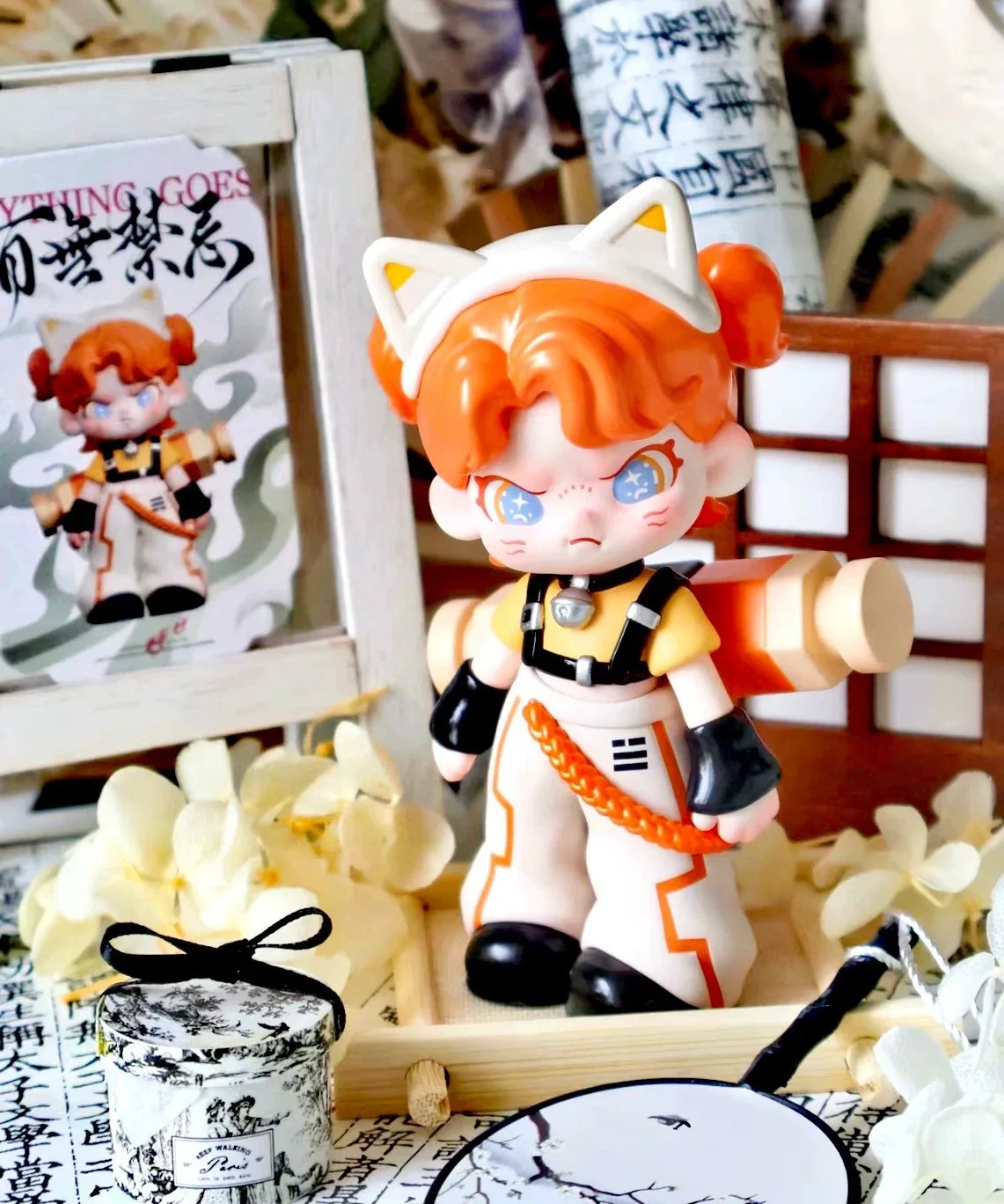 تماثيل على الطراز الصيني مائة بدون تابوس سلسلة صناديق أعمى الجيل الخامس دورا ألعاب عصرية هدايا مجموعة الحلي المكتبية #5