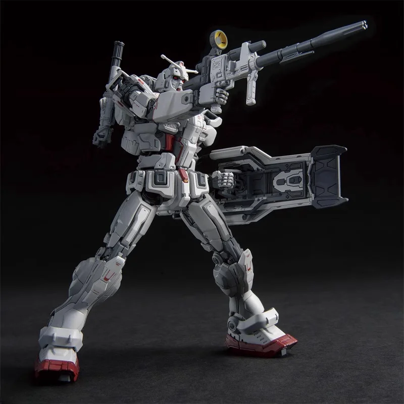 반다이 애니메이션 HG 1/144 레퀴엠, 복수 Rx-78 건담 EX 이동식 조립 모델, 액션 장난감 피규어, 크리스마스 선물