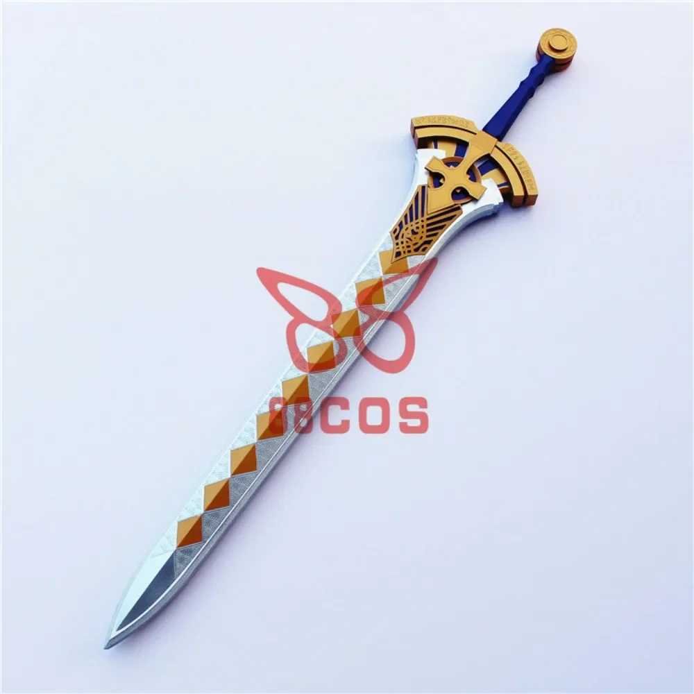 Anime Golden Long Sword Cosplay Prop for Event Role Play Stage Display Collection