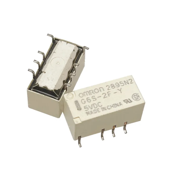 Original OMRON G6S-2F-Y  3V 4.5V 5VDC 12V 24VDC DPDT 2A Signal Relay Surface Mount Telecom Relay
