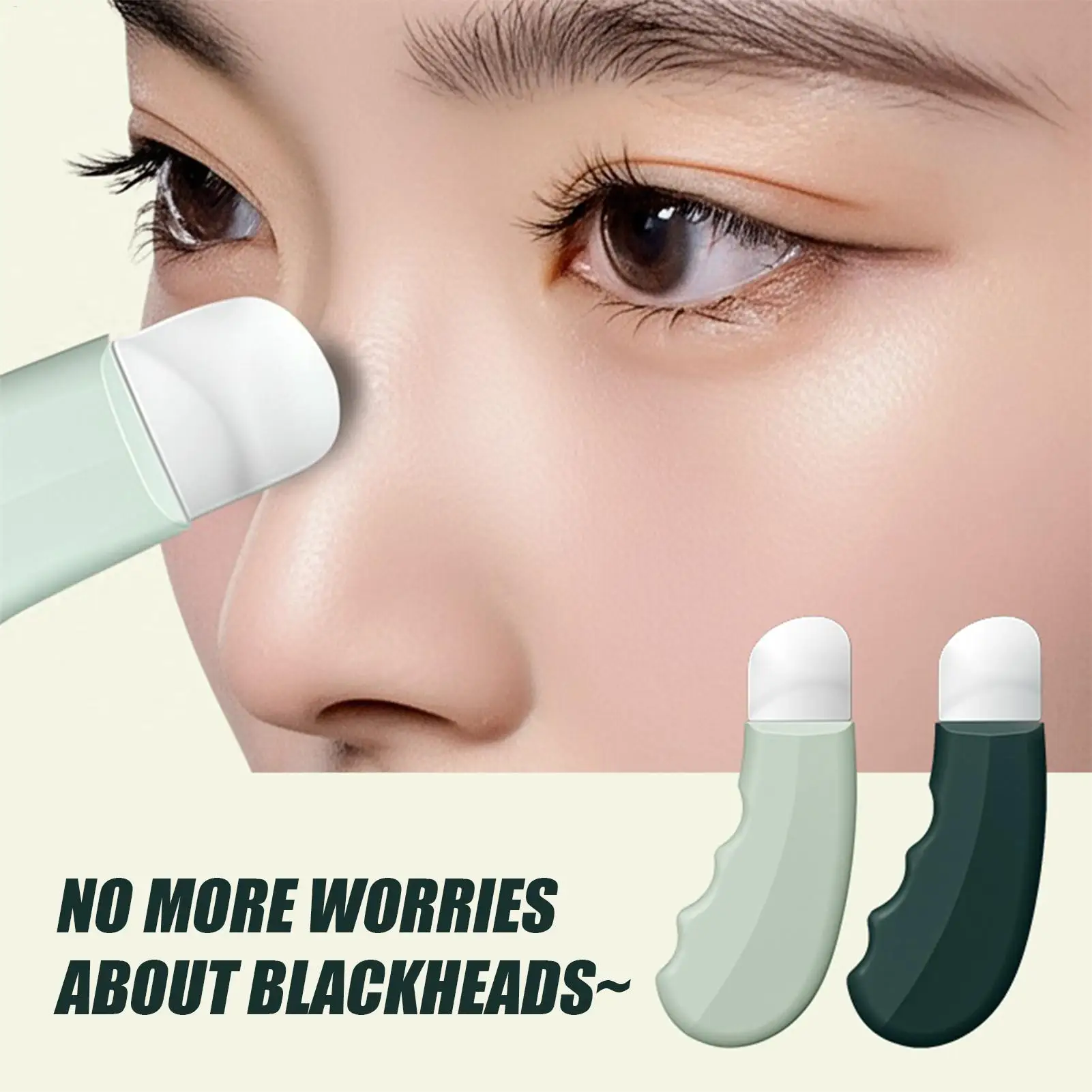 Escova de limpeza de poros para remoção de cabeça preta, aço inoxidável, removedor de cravo, purificador de limpeza profissional para viagens