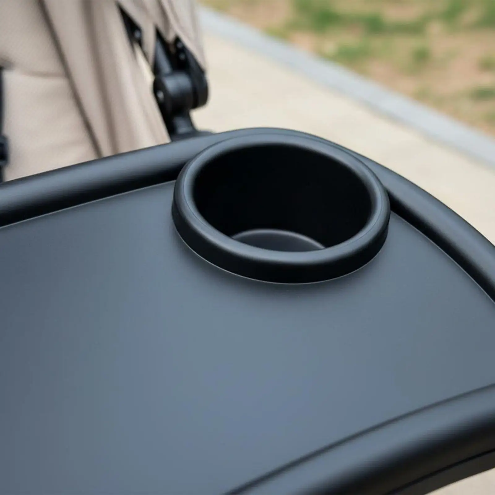 Toddler Meal Tray Multi Functional ABS Stroller Snack Table with Cup Holder for Pushchair Travel Use