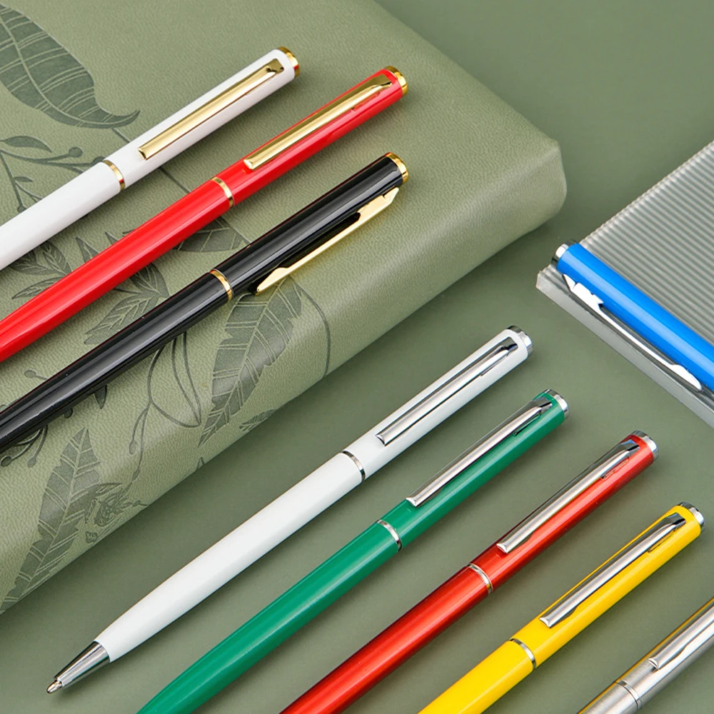Custom Ballpoint Pen Personalized Gift Writing School Supplies Stationery Luxury Office Metal Students Office Teacher