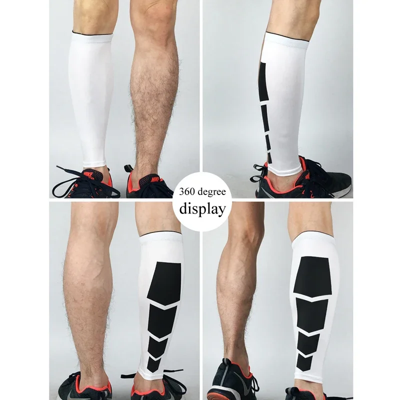 1Pair Sports Compression Calf Sleeves Leg Compression Sock Running Shin Splint Varicose Vein Calf Pain Relief Calf Guards