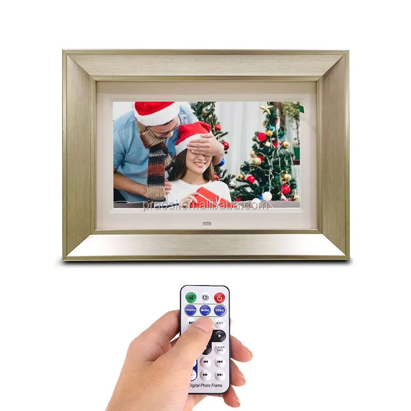 Pros 14 Inch HD Digital Photo Frame MP3 MP4 Electronic Picture Frame Remote Control  Music USB SD Card Advertising Players