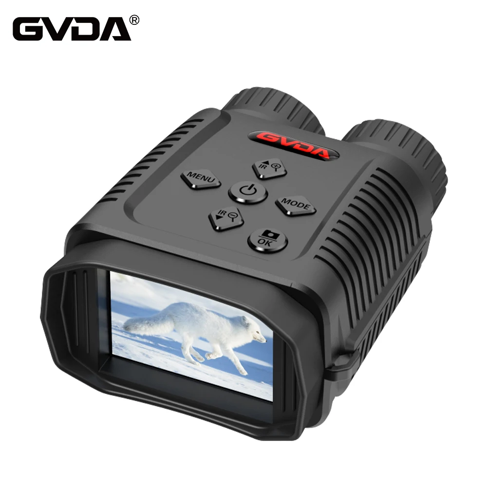 GVDA Digital Mini Night Vision Binoculars Device Infrared Hunting Telescope 4X Zoom Day Night Dual Use Night Vision Goggles