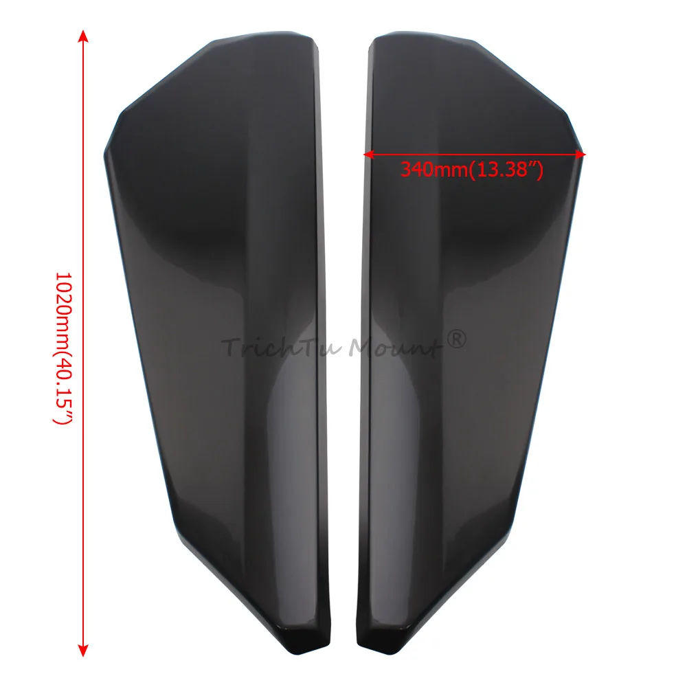 L&R UTV Front Upper Door Panels Kit Fits For Can-Am Maverick X3 Max Turbo R RR 2 Doors 2017-2024 Accessories Unpainted Black - view 3