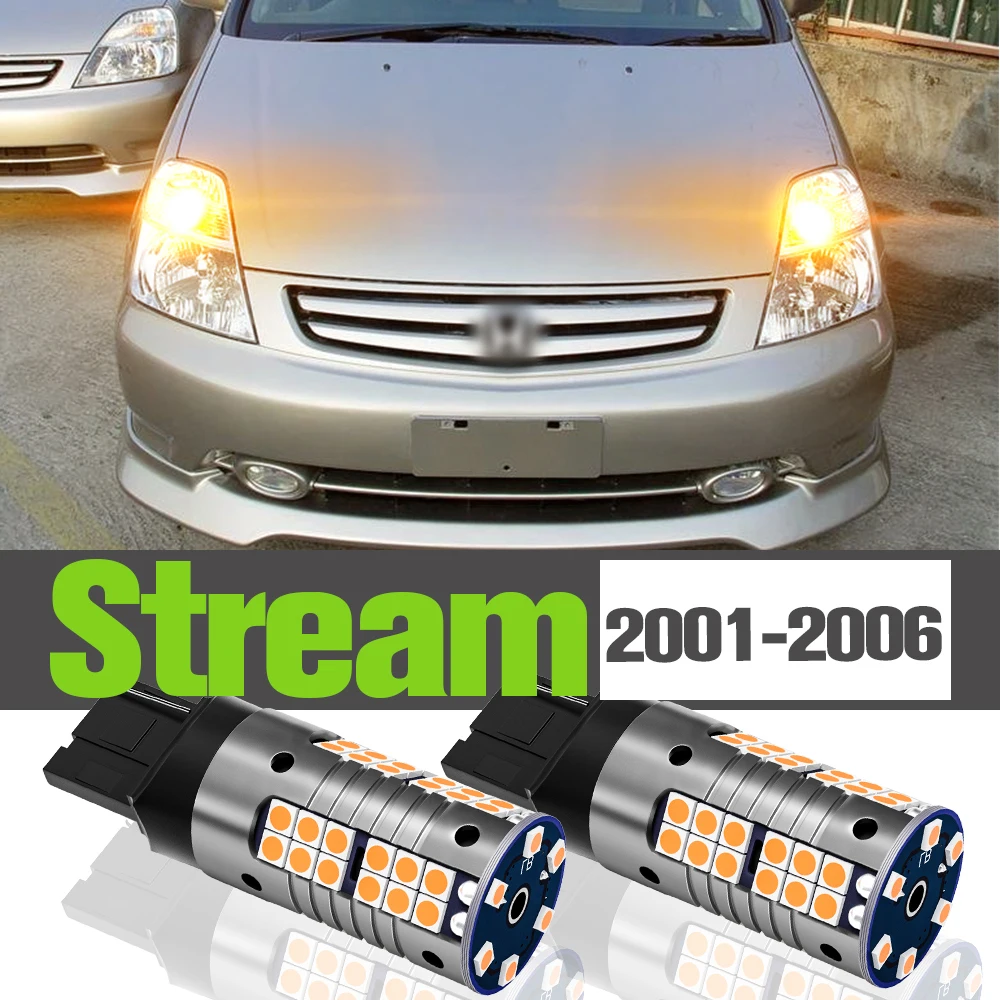 

2x LED Turn Signal Light Accessories Lamp For Honda Stream 2001-2006 2002 2003 2004 2005