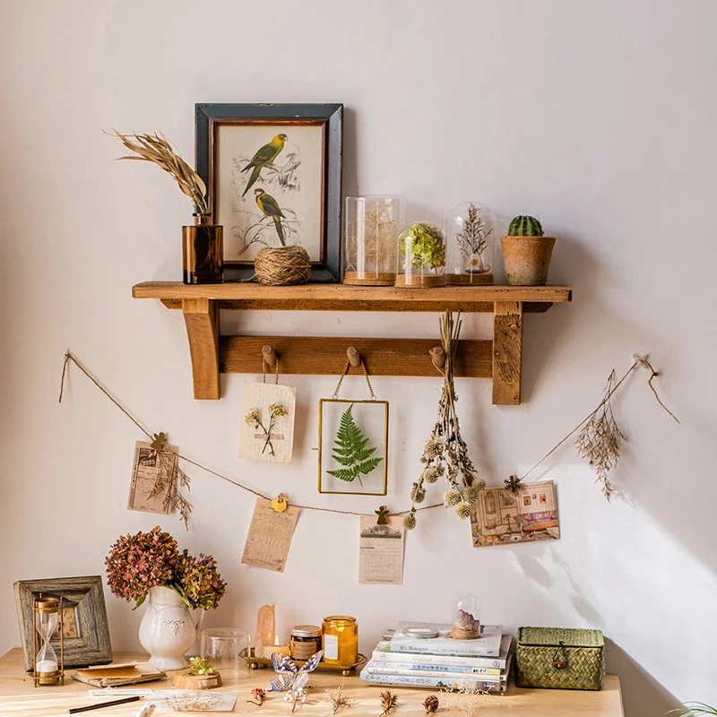 

*/*Натуральная сосна, старая деревянная перегородка, стеллаж для хранения, вешалка для столовой, кухни, настенная стойка