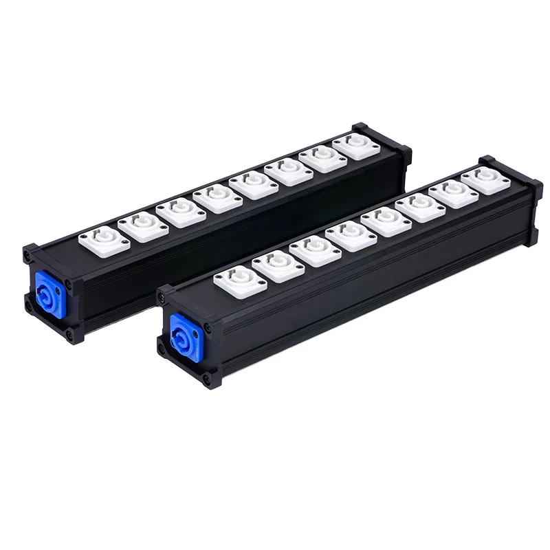 Stage 8-Way 16A LED Lamp Power Box 230W Beam Lamp with XLR Connector Truss Junction Light Box Audio & Video Connectors