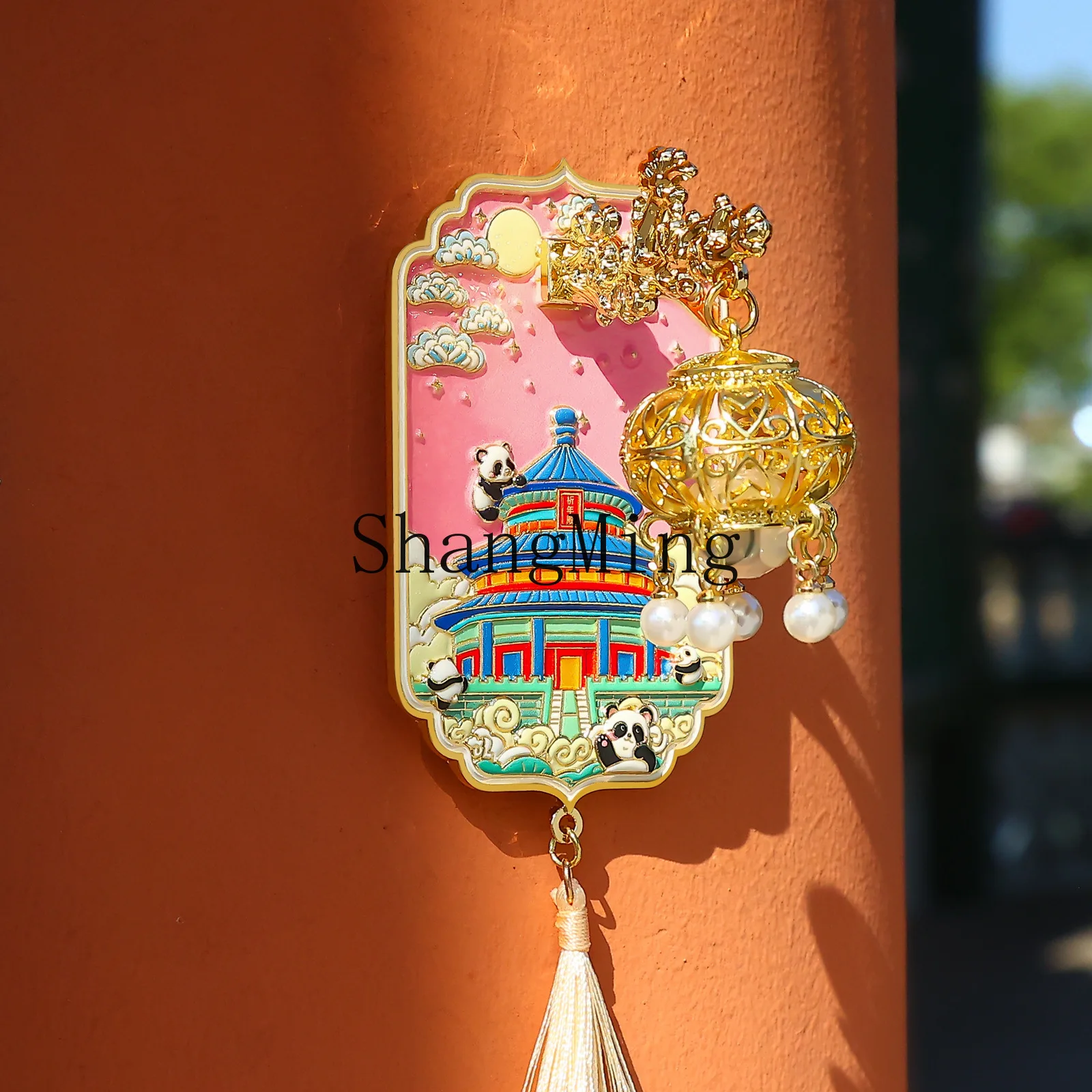 DSA Forbidden City Cultural and Creative Fridge Magnets Daji Palace Lamp Travel Souvenirs Metal Fridge Magnet Decorations