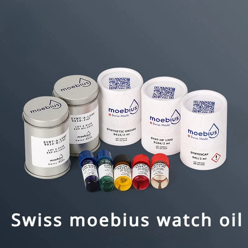 Swiss Mobius 9010 8000 9104 941 8200 945 watch oil 2mL special mechanical oil professional watch repair tools