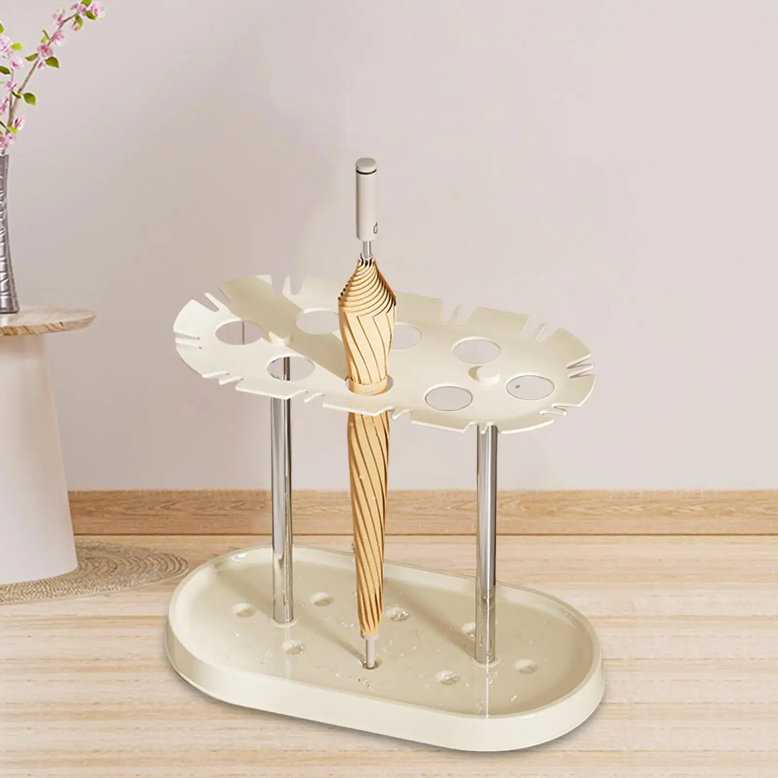 Suporte de guarda-chuva Rack de armazenamento multiuso moderno para entrada de pátio de corredor