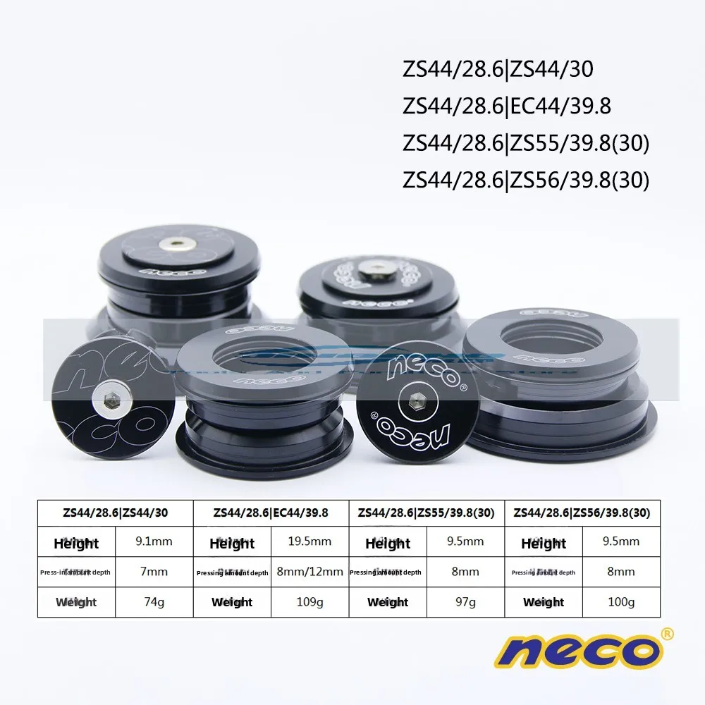 

NECO44 55 56mm mountain bike downhill bearing bowl group high strength vertebral tube to straight tube anterior fork pelin wrist