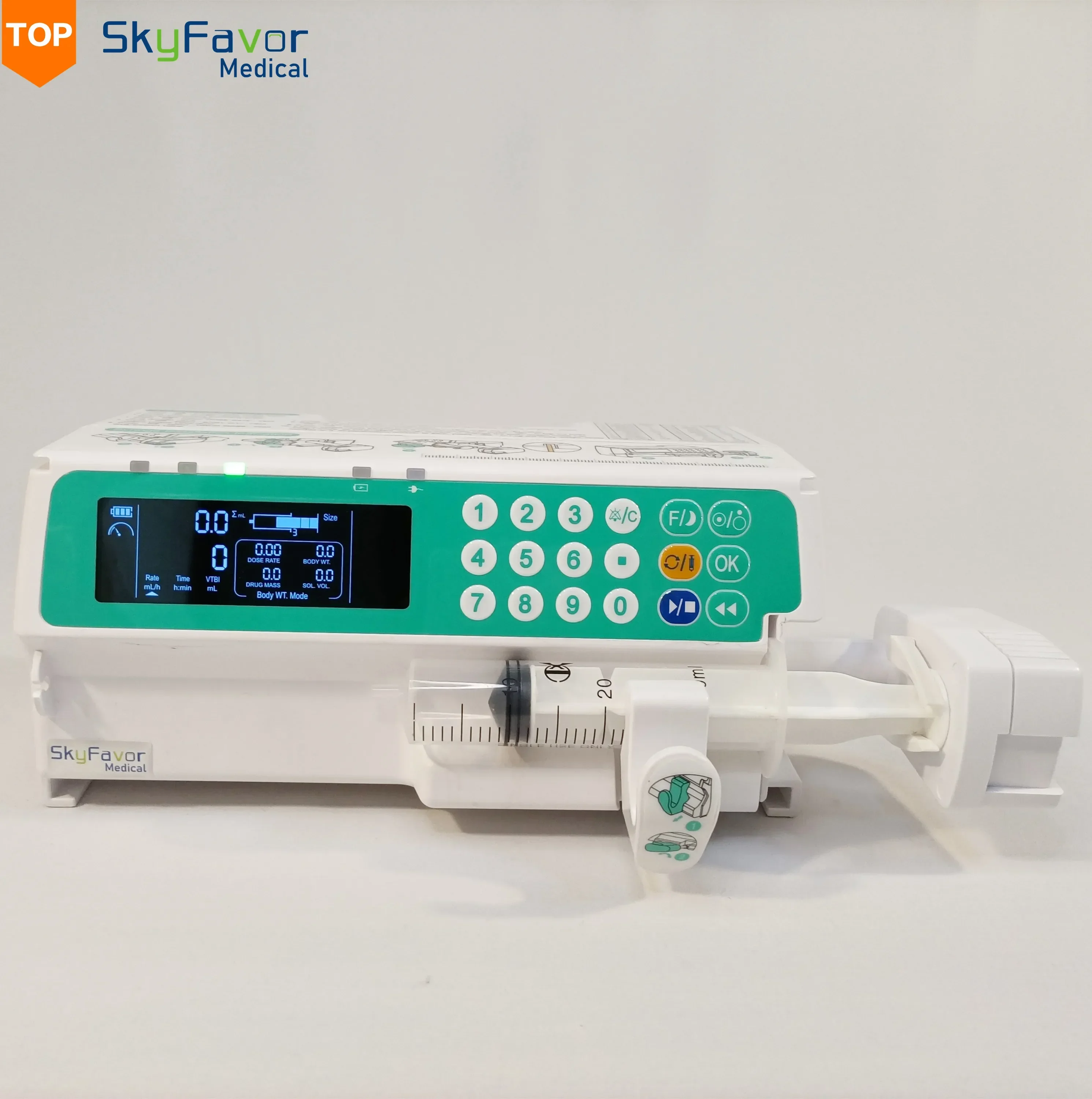 

Cheap Price volume surgical device hospital medical single-channel infusion Syringe pump