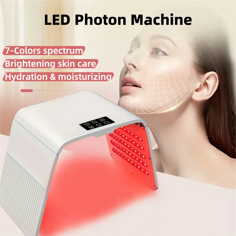 

LED Photon Machine Red Light Therapy Device Foldable 7-Color LED SPA Face Back Legs Full Body Skincare Beauty Instrument