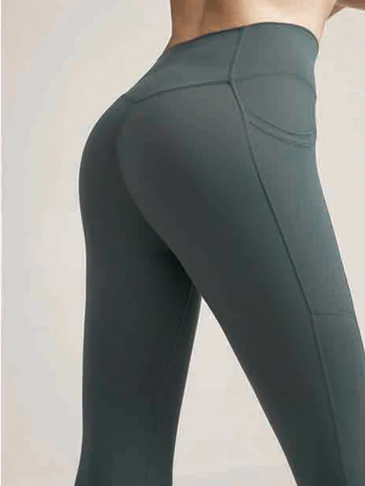 

New Women High-waist Yoga Pants Female Fitness Pants No Embarrassment Line Sports Pants Gym Leggings Comfortable Quality Fabric