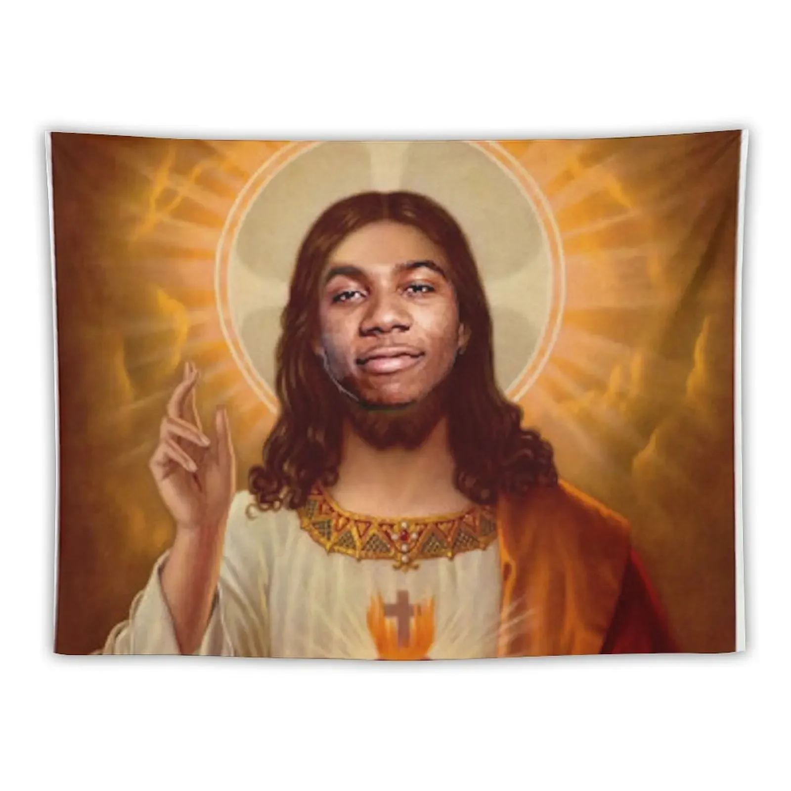 

Lil B Jesus Tapestry Room Decoration Korean Style Cute Decor Tapestry