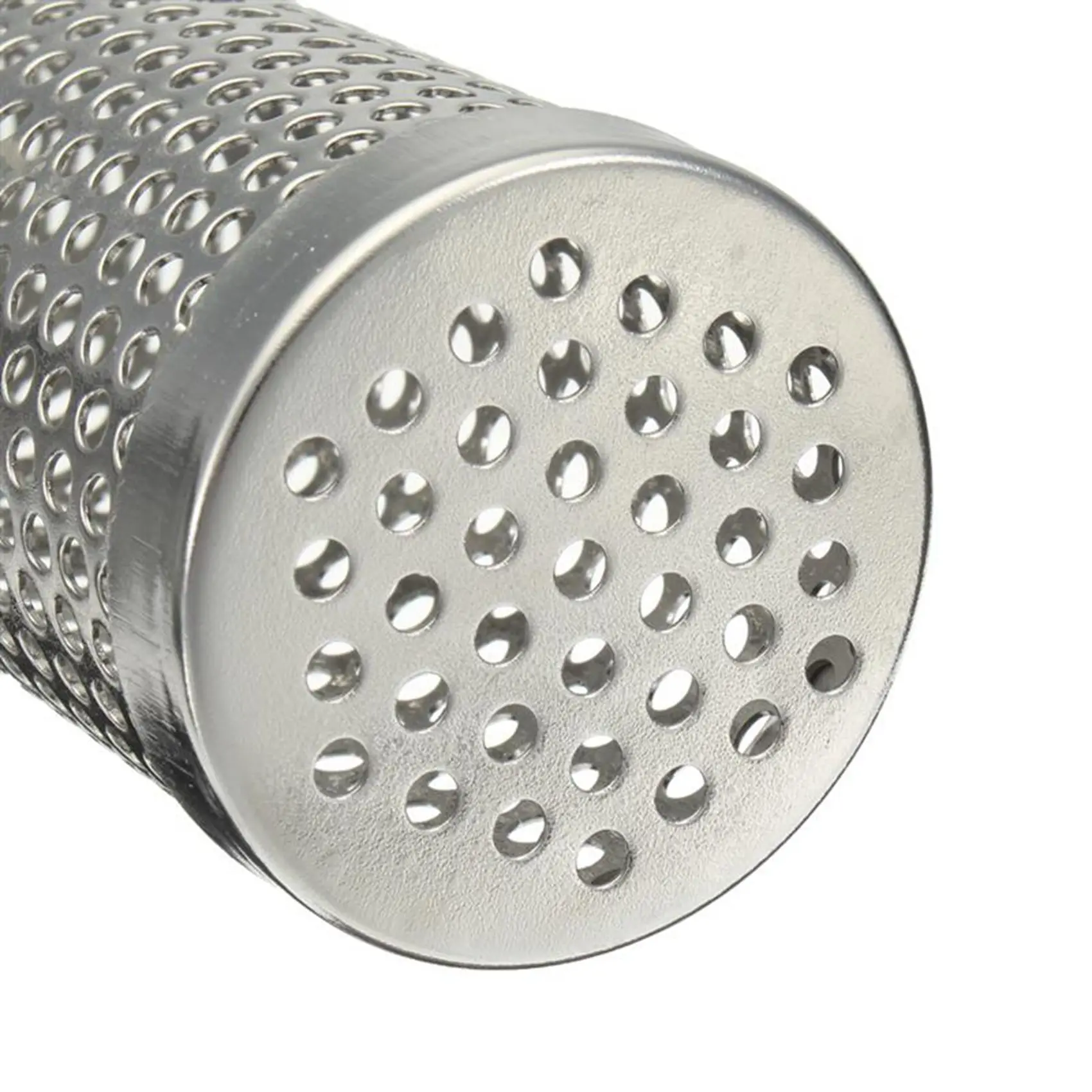 A04G-2X Round BBQ Grill Hot Cold Smoking Mesh Tube Smoke Generator Stainless Steel Smoker Wood Pellet Round Section