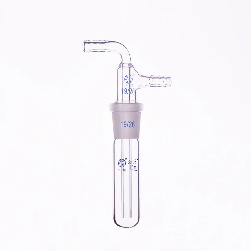 FAPE Hydrazine with ground mouth 19/26, Capacity 15mL, Detachable straight cold hydrazine, Split straight cold trap